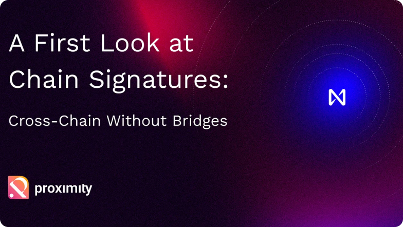 A First Look at Chain Signatures